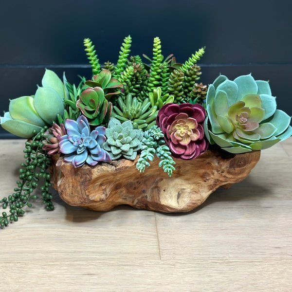 faux succulent arrangement Luxury Faux Orchid & Succulent Masterclass (3 Arrangements) – Nicole Jolee