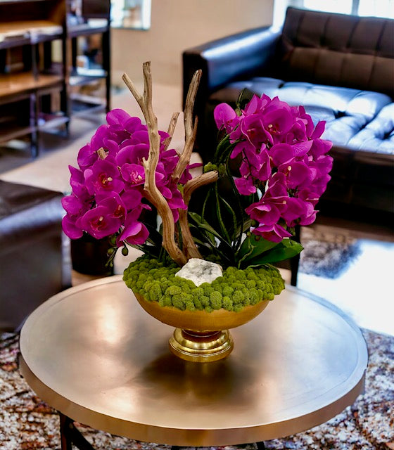 Fuchsia Orchids & Ghostwood Branch